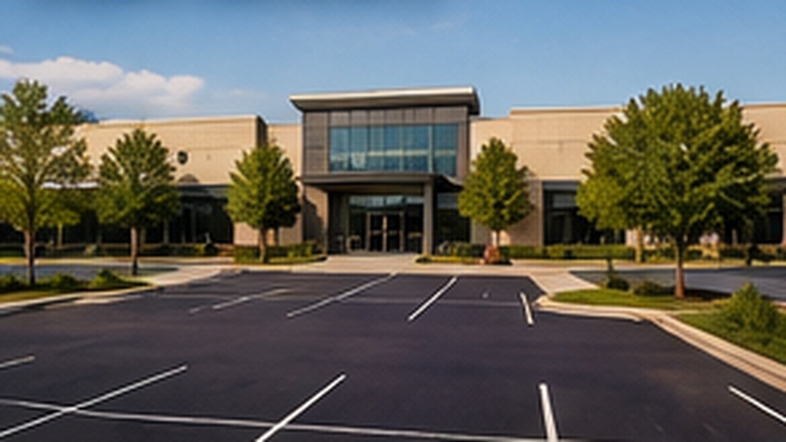 Commercial parking lot maintenance in East Wichita, KS